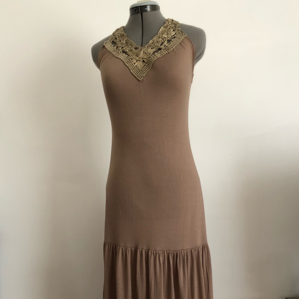 THIS!!! Maxi Dress w/ Crochet Detail